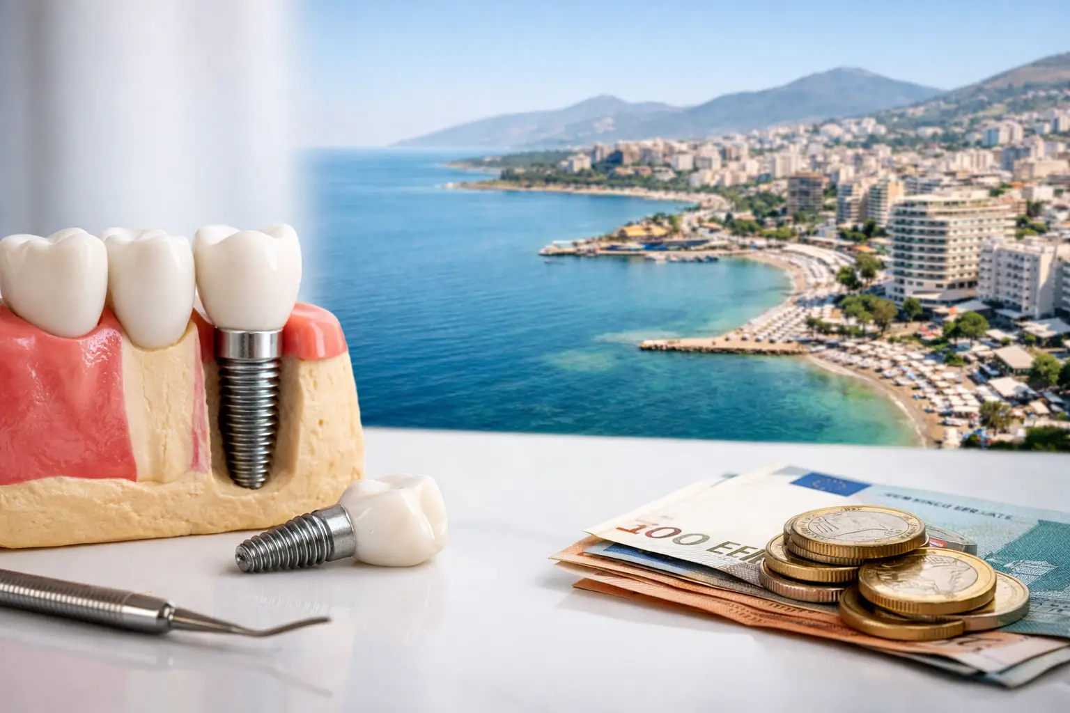 Quanto costa un impianto dentale in Albania?