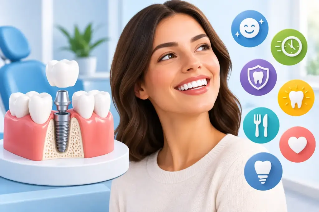 7 vantaggi del carico immediato per il sorriso