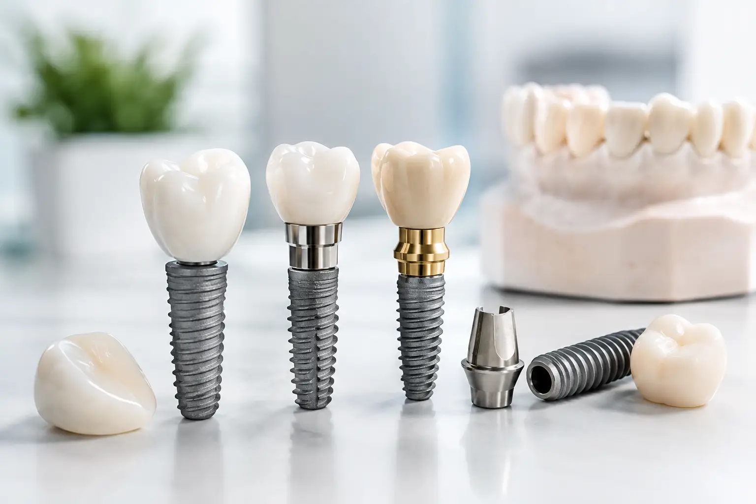 I migliori materiali per impianti dentali
